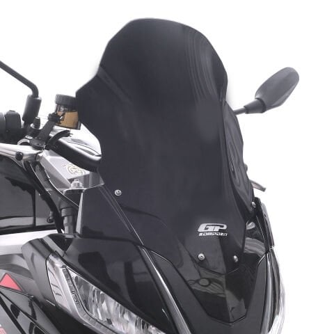 GP Kompozit Aprilia Tuono 660 Factory 2021-2024 Uyumlu Ön Cam Siyah