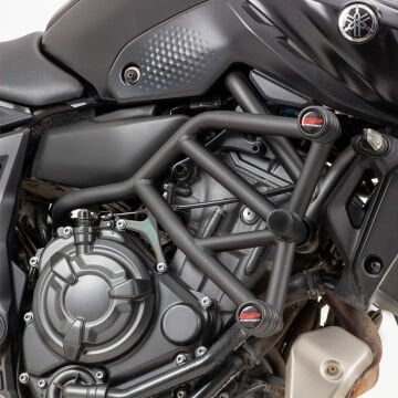 GP Kompozit Yamaha MT-07 2014-2024 Uyumlu Motor Koruma Demiri Siyah