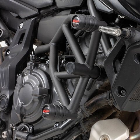 GP Kompozit Yamaha MT-07 2014-2024 Uyumlu Motor Koruma Demiri Siyah