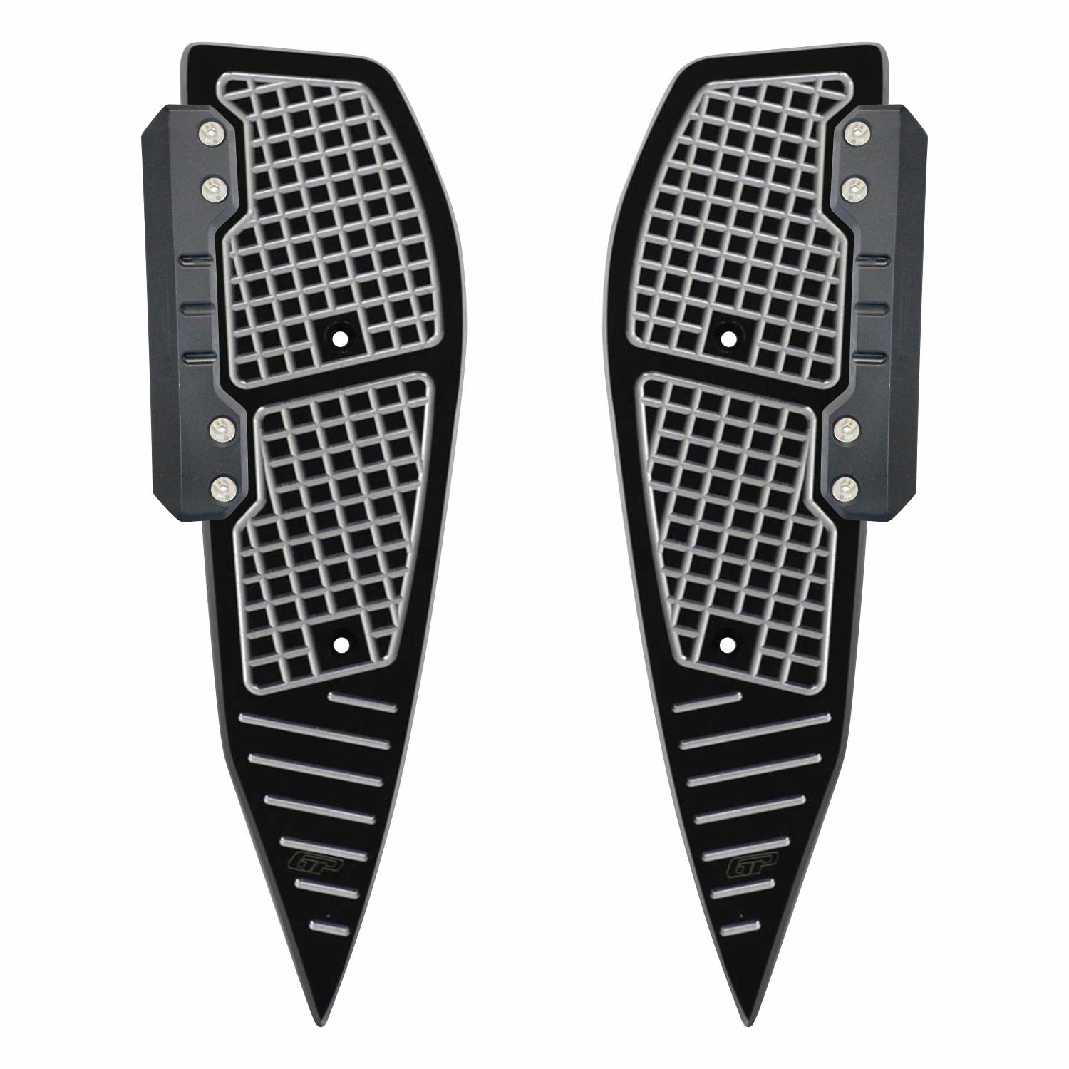 GP Kompozit Yamaha XMAX 250 Tech / Iron Max 2018-2025 Uyumlu Basamak Alüminyum Gri