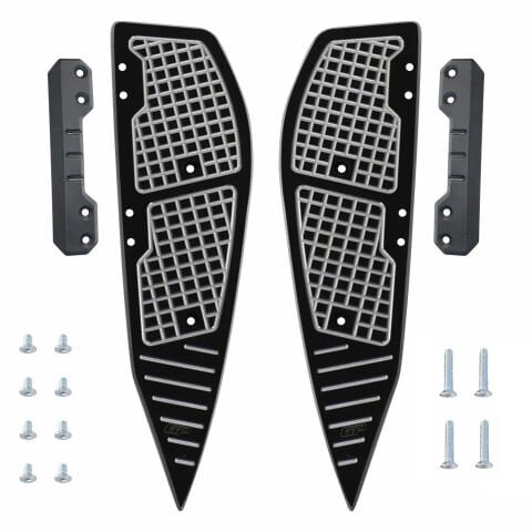 GP Kompozit Yamaha XMAX 250 Tech / Iron Max 2018-2026 Uyumlu Basamak Alüminyum Gri