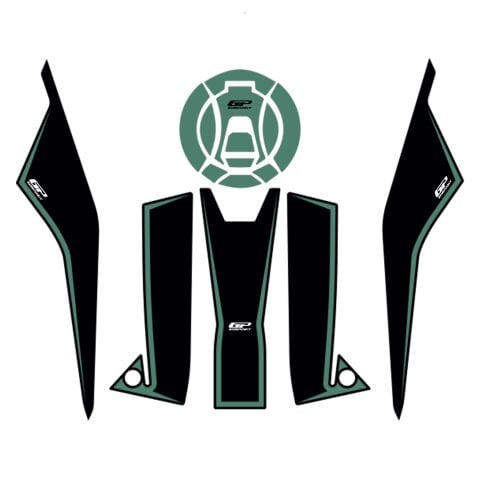 GP Kompozit Zontes ZT368T-G 2026 Uyumlu Tank Pad Yeşil