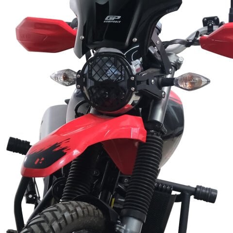 GP Kompozit Hero X-Pulse 200 2020-2024 Uyumlu Far Koruma Siyah