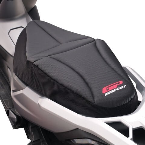 GP Kompozit Voge SR1 2023-2025 Uyumlu Fileli Motosiklet Konfor Sele Kılıfı Siyah