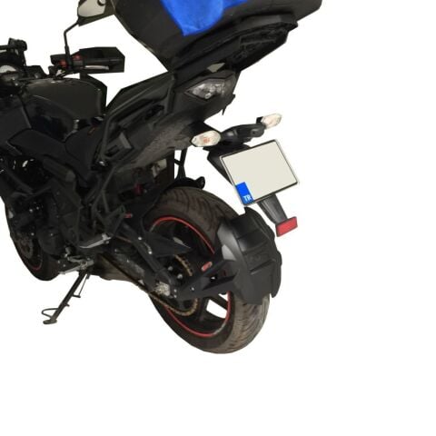 GP Kompozit Kawasaki Versys 650 2009-2025 Uyumlu Arka Çamur Sıyırıcı Siyah