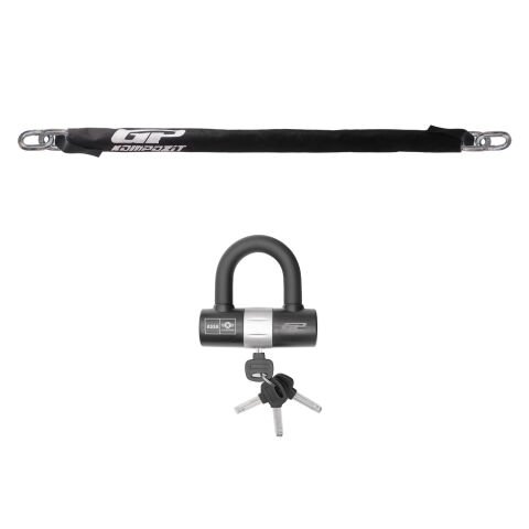 GP Kompozit Universal 2 mt 13 mm Motosiklet Zinciri ve Kilidi