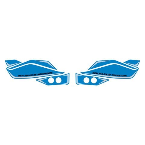GP Kompozit Zontes ZT250T-G 2026 Uyumlu Elcik Sticker Mavi