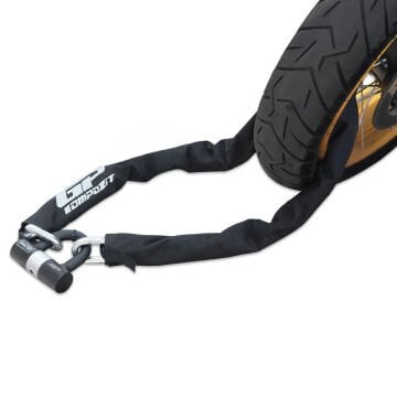 GP Kompozit Universal 1.5 mt 10 mm Kesilmez Motosiklet Zinciri ve Kilidi