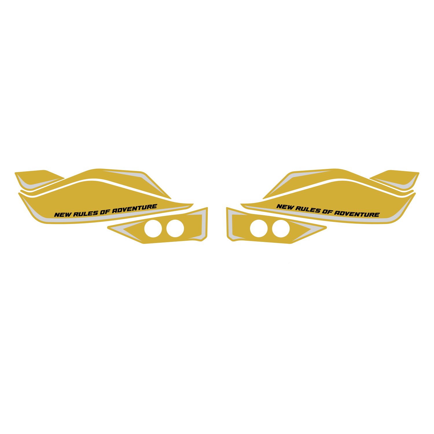 GP Kompozit Zontes ZT250T-G 2026 Uyumlu Elcik Sticker Bronz