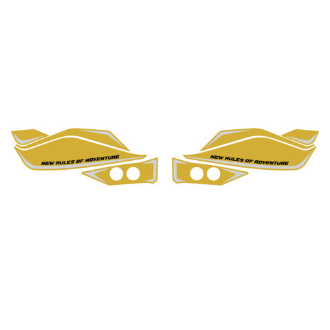 GP Kompozit Zontes ZT250T-G 2026 Uyumlu Elcik Sticker Bronz