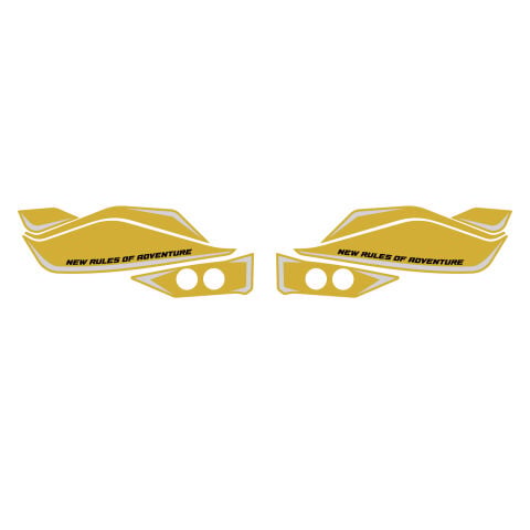 GP Kompozit Zontes ZT250T-G 2026 Uyumlu Elcik Sticker Bronz