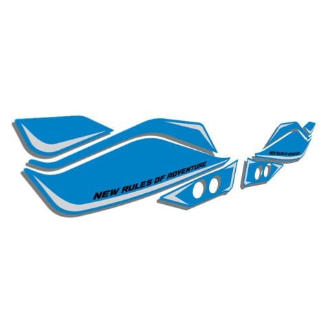 GP Kompozit Zontes ZT368T-G 2026 Uyumlu Elcik Sticker Mavi