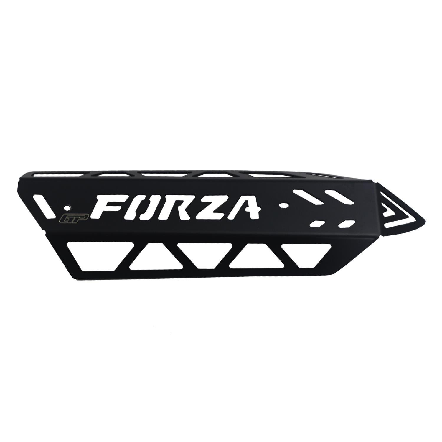GP Kompozit Honda Forza 250 2018-2020 Uyumlu Egzoz Koruma Kapağı Siyah