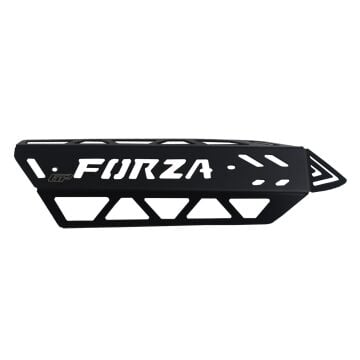 GP Kompozit Honda Forza 250 2018-2020 Uyumlu Egzoz Koruma Kapağı Siyah
