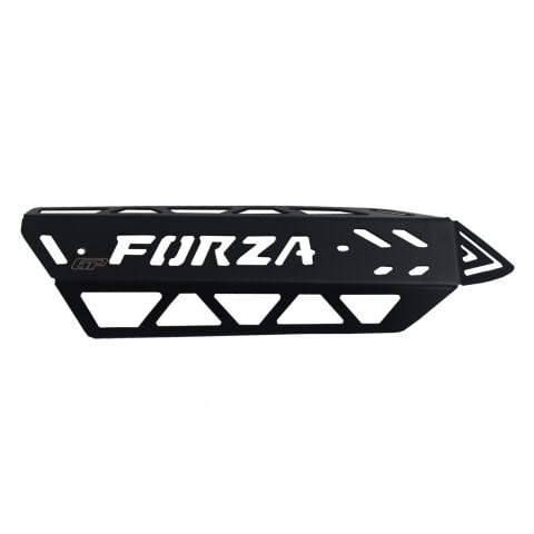 GP Kompozit Honda Forza 250 2018-2020 Uyumlu Egzoz Koruma Kapağı Siyah