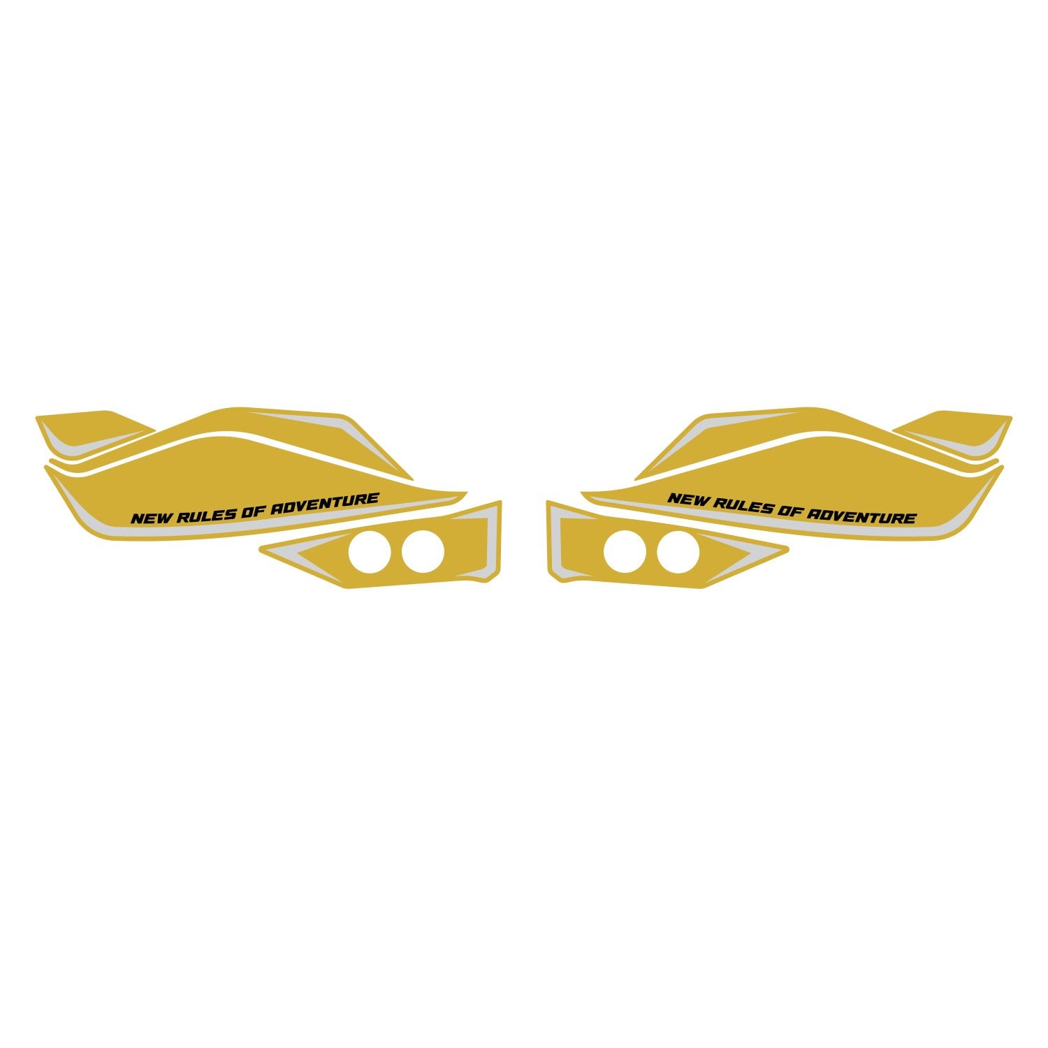GP Kompozit Zontes ZT368T-G 2026 Uyumlu Elcik Sticker Bronz