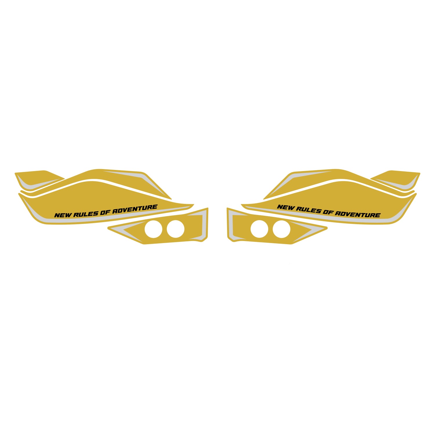 GP Kompozit Zontes ZT368T-G 2026 Uyumlu Elcik Sticker Bronz