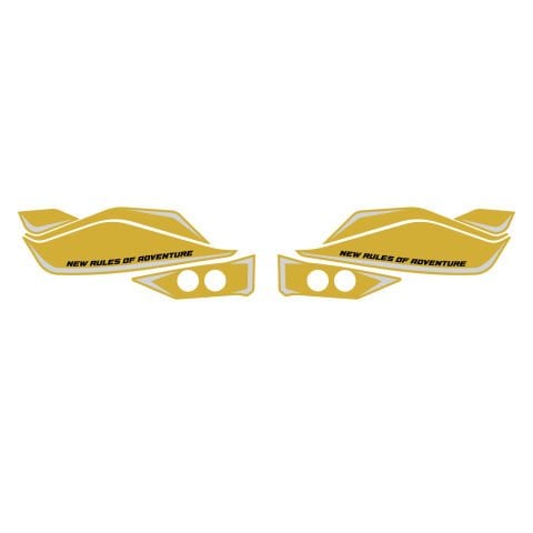 GP Kompozit Zontes ZT368T-G 2026 Uyumlu Elcik Sticker Bronz