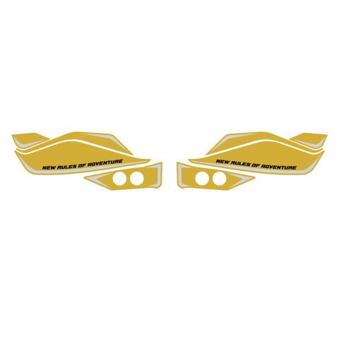 GP Kompozit Zontes ZT368T-G 2026 Uyumlu Elcik Sticker Bronz