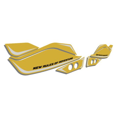 GP Kompozit Zontes ZT368T-G 2026 Uyumlu Elcik Sticker Bronz