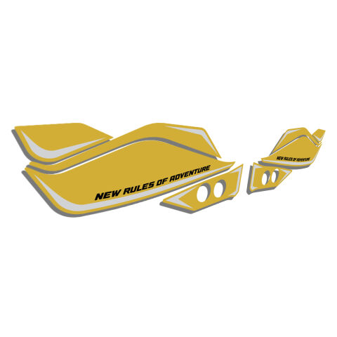 GP Kompozit Zontes ZT368T-G 2026 Uyumlu Elcik Sticker Bronz