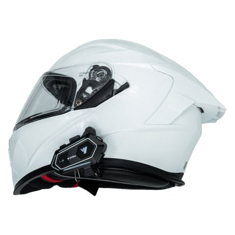 GP KATJMER Y20 MAX Bluetooth 5.3 300M Çift Yönlü RGB Işıklı Motosiklet Kask Kulaklığı Intercom