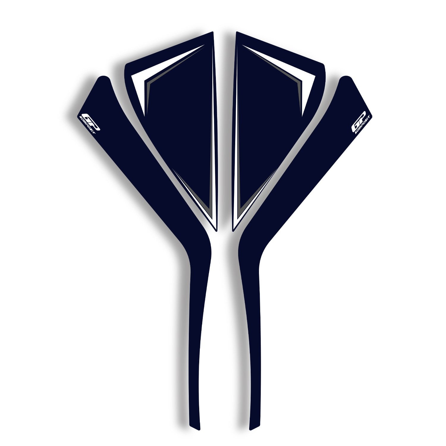 GP Kompozit Honda PCX 125 / 150 2025-2026 Uyumlu Yan Pad Mavi