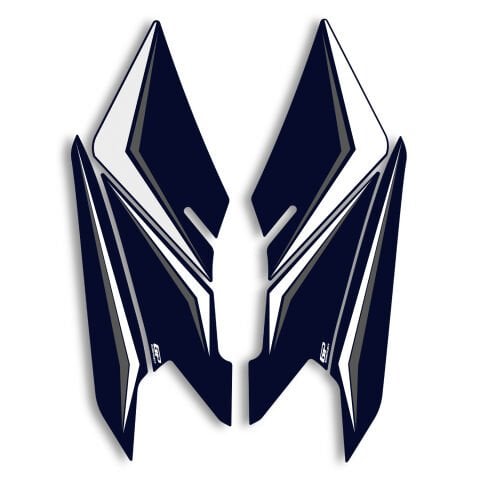 GP Kompozit Honda PCX 125 / 150 2025-2026 Uyumlu Yan Ayak Pad Mavi