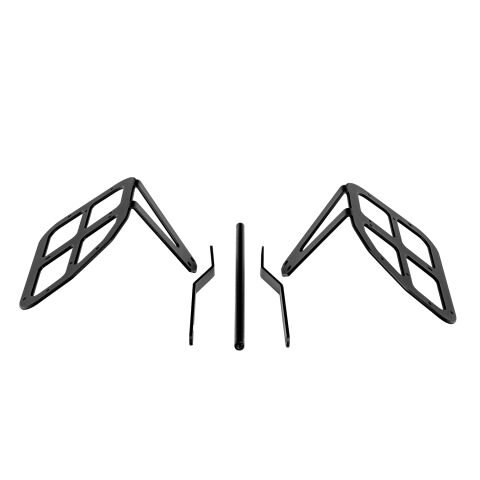 GP Kompozit Bajaj Dominar 400 2017-2019 Uyumlu Yan Çanta Demiri Siyah