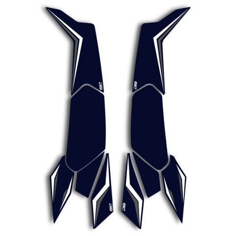 GP Kompozit Honda PCX 125 / 150 2025 Uyumlu Yan Alt Ayak Pad Mavi