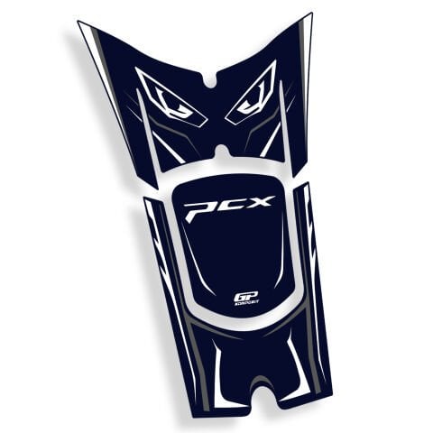 GP Kompozit Honda PCX 125 / 150 2025-2026 Uyumlu Tank Pad Mavi