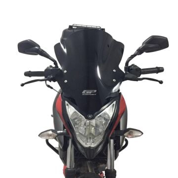 GP Kompozit Bajaj Pulsar NS 200 2011-2024 Uyumlu Ön Tur Camı Şeffaf