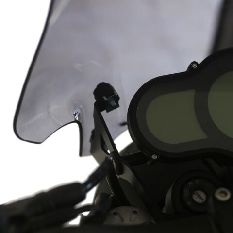 GP Kompozit Benelli Leoncino 2019-2020 Uyumlu Ön Cam Siyah