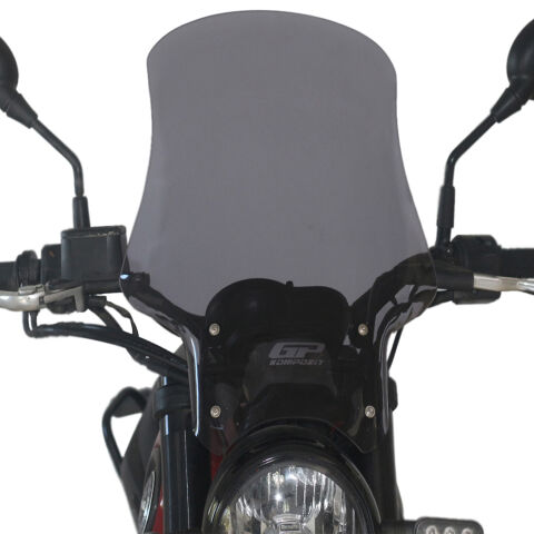 GP Kompozit Benelli Leoncino 2019-2020 Uyumlu Ön Cam Siyah