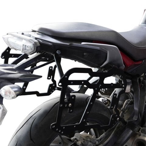 GP Kompozit Yamaha MT-07 Tracer 2016-2024 Uyumlu Yan Çanta Demiri Siyah