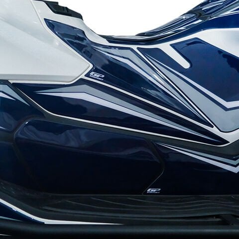 GP Kompozit Honda PCX 125 / 150 2025 Uyumlu Full Tank Pad Seti Mavi