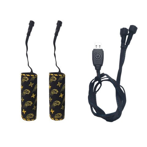 GP Kompozit ELC002 Universal 5 Kademeli Isıtmalı Motosiklet Elcik Seti