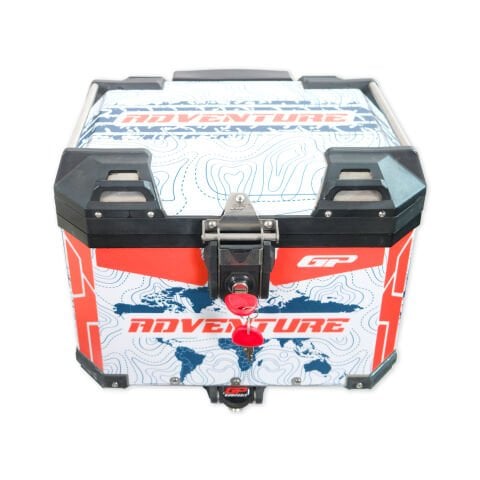 GP Kompozit DSN09 37 lt Alüminyum Motosiklet Çanta Uyumlu Sticker