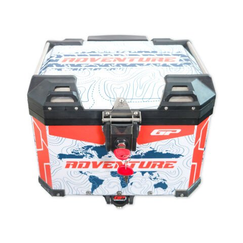 GP Kompozit DSN09 37 lt Alüminyum Motosiklet Çanta Uyumlu Sticker