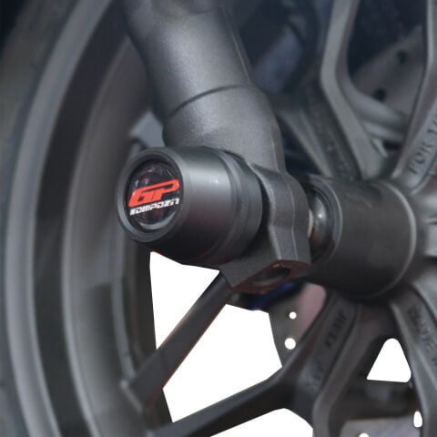 GP Kompozit Honda Forza 250 2018-2026 Uyumlu Ön Aks Koruma Takozu Siyah