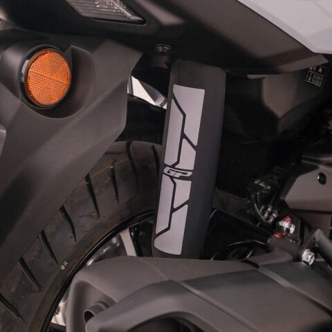 GP Kompozit ATS01 Universal 30 cm Motosiklet Amortisör Çorabı Siyah