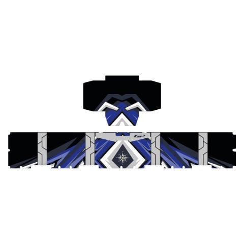 GP Kompozit DSN08 37 lt Alüminyum Motosiklet Çanta Uyumlu Sticker