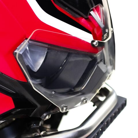 GP Kompozit Honda Africa Twin CRF1100L L1 2020-2023 Uyumlu Far Koruma Şeffaf