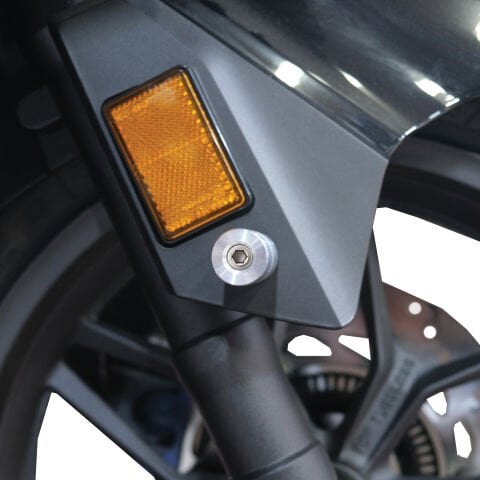 GP Kompozit Honda ADV 350 2023-2026 Uyumlu Sis Farı Bağlantı Aparatı Gri