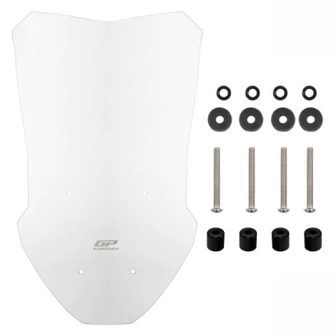 GP Kompozit Kanuni Seha 125 / 150 / 250 2022-2024 Uyumlu Ön Cam Şeffaf