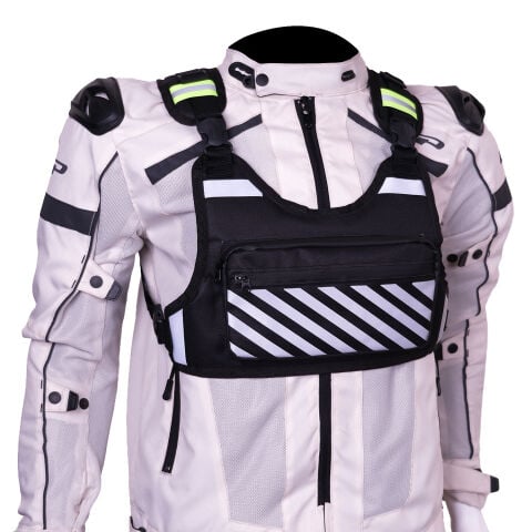 GP Kompozit CNT001 Suya Dayanıklı Reflektörlü Motosiklet Göğüs Çantası