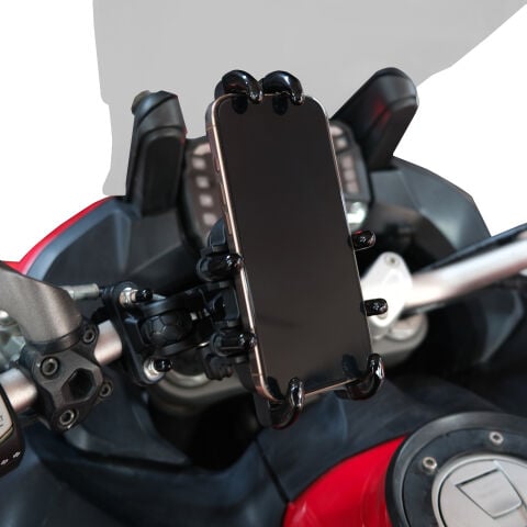 GP Kompozit TTR13 Universal Gidon Bağlantılı Titreşim Modüllü Telefon Tutucu Siyah