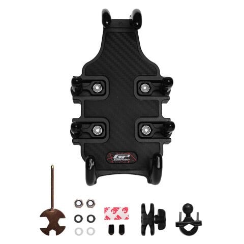 GP Kompozit TTR13 Universal Gidon Bağlantılı Titreşim Modüllü Telefon Tutucu Siyah