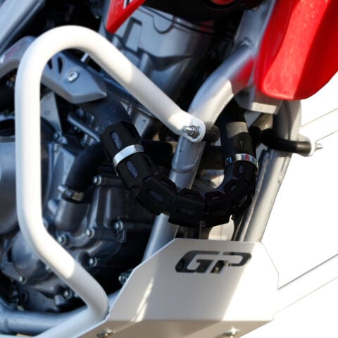 GP Kompozit Honda CRF250L 2013-2025 Uyumlu Alüminyum Egzoz Koruma Siyah