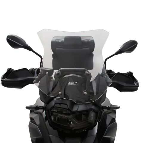 GP Kompozit BMW F 750 GS 2018-2024 Uyumlu Ön Cam Siyah